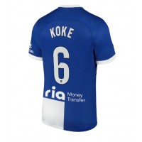 Camiseta Atletico Madrid Koke #6 Segunda Equipación Replica 2023-24 mangas cortas